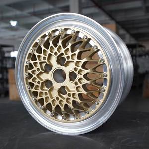 Jantes <span class=keywords><strong>15</strong></span> pouces forgées 3 pièces personnalisées avec 4 trous et 5 trous <span class=keywords><strong>4x100</strong></span> et 5x114.3 PCD 40mm ET état neuf pour <span class=keywords><strong>BBS</strong></span> - Product Image 2