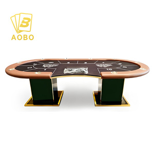 <span class=keywords><strong>Table</strong></span> de poker Texas Hold'em moderne de haute qualité, standard casino, durable, avec plusieurs options de couleurs - Product Image 3