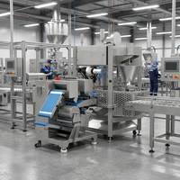 Machine à raviolis commerciale pour usine de produits surgelés, contrôle PLC GQ-3-ZJ, automatique, facile à utiliser, super vitesse 245 pièces/min