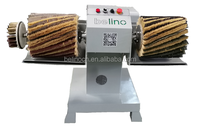 Ponceuse à tambour électrique manuelle à double brosse, machine pour le ponçage du bois