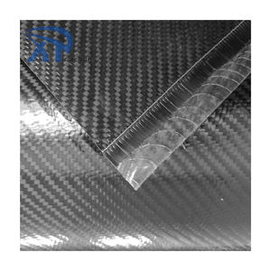 Fabrika Doğrudan Satış 3k Deri Karbon Kumaş Yüksek Modüllü ve Yüksek Stabilite 500g TPU/<span class=keywords><strong>PVC</strong></span> Karbon Fiber Kumaş Uygun Fiyat - Product Image 1