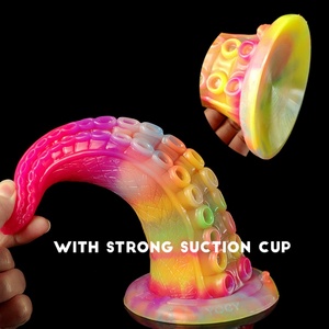 YOCY Dildo Luminoso de Fantasía, Dildo de Tentáculo Alienígena, Pene de Silicona, Tapón Anal, Juguetes Sexuales para Masturbación Femenina - Product Image 3