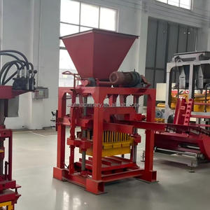 Machine à fabriquer des briques creuses en <span class=keywords><strong>béton</strong></span> QT4-35 à prix d'usine, machine manuelle à blocs de pavé avec moteur diesel, <span class=keywords><strong>moule</strong></span> de vibration 400*200*200mm - Product Image 4