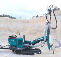 KS168 Foreuse à chenilles diesel portable 90-200 mm pour le forage de roche, machine de forage avec moteur pour l'exploitation minière, les dynamitage et les applications géologiques