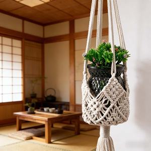 Grands pots à fleurs en céramique - Design moderne et écologique pour plantes grimpantes et succulentes - Utilisation sur bureau et balcon - Vente directe d'usine en gros - Product Image 3