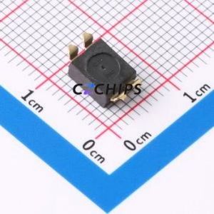 HX 2.54-2P TPGT DIP Switch SMD-4P,5.08x6.15mm Switch Flat Toggle, Raised Type Single Pole Single Throw 2 Gull Wing Type - Product Image 2