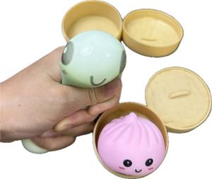 Solid Color Squeeze Dumplings TPR <b>Squishy</b> Fidget Toys with Fragrance Squeeze Toy for Stress Relief - Product Image 2