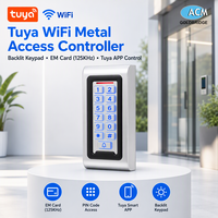 Serrure autonome à clavier métallique étanche IP68 avec application Tuya Smart WiFi, alimentation 12-24V, carte de proximité RFID 125KHz et PIN, directement de l'usine