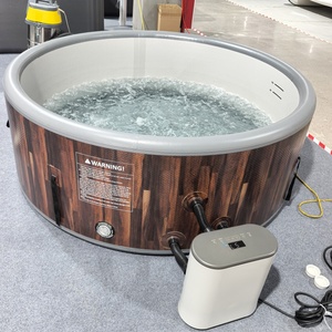 Spa <span class=keywords><strong>gonflable</strong></span> extérieur pour 4 à 6 personnes avec massage à bulles, <span class=keywords><strong>jacuzzi</strong></span>, baignoire <span class=keywords><strong>gonflable</strong></span> avec chauffage et <span class=keywords><strong>pompe</strong></span> - Product Image 1