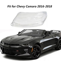 Couvre-phare pour Chevrolet Camaro 2016-2018 Côté conducteur Gauche Verre polycarbonate OE GM23305229 23305231