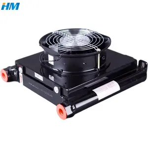 Customized Oil Cooler All Aluminum Core Heat Exchanger AF1025T-25L oil cooler With Black Shell
