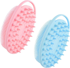 Hugebirds New 2 in 1 Silicone Bath and Shampoo Body Brush Exfoliating Cleaning Brushes for <b>Shower</b> - Product Image 2