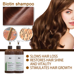 Shampoo à la biotine pour la croissance des cheveux et contre la chute des cheveux, shampooing épaississant et volumisant pour tous les types de cheveux fins - Product Image 5