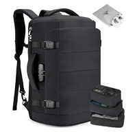 Sac à dos de voyage extensible 40L, antivol, pour ordinateur portable avec port USB, compatible avec ordinateur 17,3 pouces, bagage cabine approuvé par les compagnies aériennes pour hommes et femmes