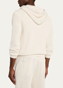 Felpe con cappuccio in lana lavorata a maglia Full Zip maglioni Cardigan Casual di vestibilità normale in maglia con cappuccio giacca <span class=keywords><strong>Su</strong></span>éteres De Hombre mascolinos - Product Image 3