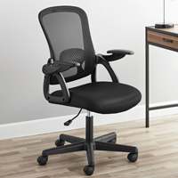 AJUNION-Mobilier de bureau moderne, chaise confortable en maille d'ordinateur, certifié BIFMA, chaise pivotante et réglable pour le personnel