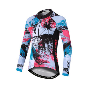 Camiseta de Ciclismo MTB Personalizable para Mujer, Antiolor, Absorbe el Sudor, con Dobladillo Antideslizante de Silicona, para Ciclismo Todoterreno Amateur - Product Image 2