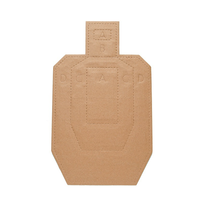 Cible de tir en carton standard de 30*18 pouces en forme de torse pour la pratique tactique, la compétition et l'entraînement