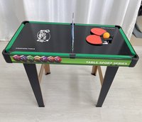 Mesa de Juego Combinada 3 en 1 de 30 Pulgadas: Air Hockey, Billar y Tenis, Material Ecológico, EN71, Soporte OEM, Precio al por Mayor