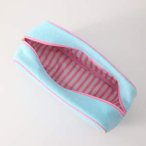 Elegante sacchetto cosmetico per le donne all'ingrosso tessuto di spugna <span class=keywords><strong>Make</strong></span> <span class=keywords><strong>up</strong></span> borsa personalizzata da viaggio borsa da toilette - Product Image 5