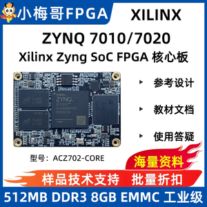 บอร์ดพัฒนา FPGA Xilinx Zynq – 7010 / 7020 บอร์ดหลักเกรดอุตสาหกรรม, DDR3, eMMC, ACZ702 M683 - Product Image 2