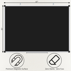 Premium Magnetic Chalkboard Aluminum Frame Customizable <strong>Blackboard</strong> for School Office and Home <strong>Kitchen</strong> Decor - Product Image 1