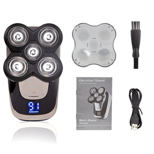 Rasoir électrique intelligent pour homme, rasoir à cinq lames rechargeable, couteau à barbe, couteau à tailler la barbe, vente en gros - Product Image 3