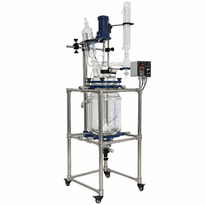 Planta Piloto Química de Doble Capa Automática de 10L 20L con Reactor de Vidrio Encamisado - Product Image 2