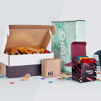 Boîte d'expédition en carton ondulé personnalisée avec logo privé, personnalisation spécialisée, emballage cosmétique en papier