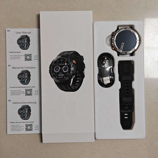 The New C29 Rugged Call Smart Watch Features High-precision Heart Rate Monitoring 1ATM Water Resistance and 123 Sports Modes