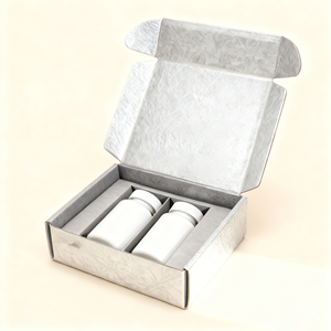 Boîtes d'emballage personnalisées avec logo imprimé pour les gommes à <span class=keywords><strong>la</strong></span> vitamine, les protéines naturelles saines, les comprimés de vitamines et les compléments alimentaires - Product Image 1