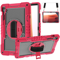 Étui robuste pour tablette Samsung Galaxy Tab S10 FE Plus 13 pouces avec rotation à 360° °   Support rotatif avec porte-crayons