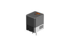 Adaptateur de chargeur GaN 35W Câble Type-C rétractable Charge rapide Chargeur mural USB Chargeur de voyage Pliable Multi-prises Certifié CE PD QC3.0