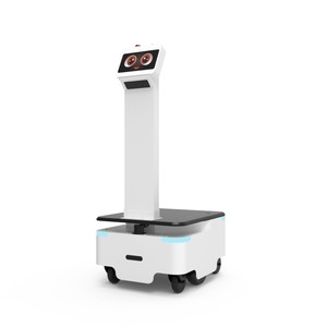 Robot mobile compact AMR 100 kg Hussar PRO pour la manutention en usine, autonomie de 8 à 10 heures, précision de 7 cm - Product Image 3
