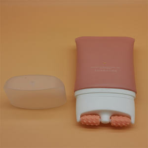 Vide Rechargeable Corps Mince Gel Crème Bouteille De <span class=keywords><strong>Massage</strong></span> Tube 50ml 90ml Blanc PE En Plastique OVALE Tube Double Rouleau Emballage De <span class=keywords><strong>Massage</strong></span> - Product Image 4