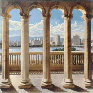 Personalizado GRC GFRC Roman Decor Pilar Diseño Aplicación al aire libre Hormigón Yeso Columna para casa - Product Image 6