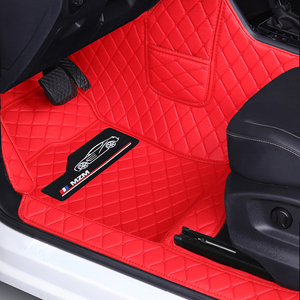 Tapetes de Lujo de Cuero para Coche con Volante a la Derecha para <span class=keywords><strong>Toyota</strong></span> 4Runner, Avalon, Civic, Crown, <span class=keywords><strong>GT</strong></span> <span class=keywords><strong>86</strong></span>, Cubierta de Alfombrilla Impermeable y Ecológica - Product Image 1