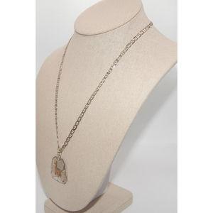 .โซ่เงินสเตอร์ลิง925 & เงินสเตอร์ลิง925และจี้ทอง18K รูปลา - Product Image 1