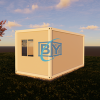 Conteneur modulaire amovible et détachable de 20 pieds et 40 pieds avec solution de projet globale pour une habitation à assemblage rapide
