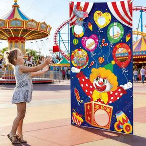 เกมโยนรับลูกบอลตัวตลกงานรื่นเริงซงฟา สำหรับเด็กและผู้ใหญ่ เต็นท์กลางแจ้ง วัสดุพลาสติก <span class=keywords><strong>ภาษา</strong></span>อังกฤษ สวนสนุก - Product Image 2