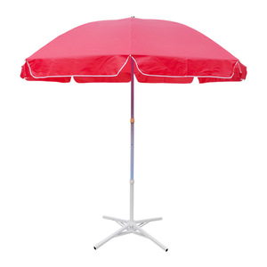 Sombrilla Grande para Exteriores de 2.5M con Estructura de Acero, Apertura Manual, para Patio, Color Amarillo, Uso Publicitario - Product Image 4