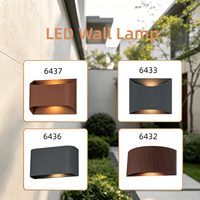 Applique murale LED extérieure haut de gamme en aluminium, éclairage bidirectionnel, étanche IP54, pour villa, porche, jardin, lumière de haute qualité 12W 3000K