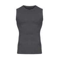 Débardeurs de compression sans manches pour hommes, respirants, extensibles dans quatre directions, séchage rapide, légers, sous-vêtements de sport