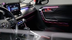 ZYCELA pour RAV4 2020-2025 Éclairage Ambiant Automobile LED Amélioré Symphonie de Couleurs Magique Compatible Lumière de <span class=keywords><strong>Voiture</strong></span> Colorée 12V Garantie 1 An - Product Image 2
