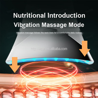 Masseur facial et cervical portable, appareil de soin de la peau électrique, instrument ABS, recharge USB, outil de beauté pour femmes