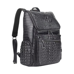 Boshiho Men's Real <b>Leather</b> <b>Laptop</b> <b>Backpack</b> Fashion Travel Daypack with Waterproof Cowhide <b>Leather</b> <b>Backpack</b> - Product Image 1
