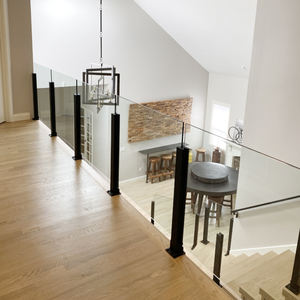 SZG Design Moderno Aço Inoxidável <span class=keywords><strong>Post</strong></span> 12mm <span class=keywords><strong>Topless</strong></span> Vidro Trilho Para Varanda - Product Image 3