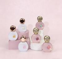 Botol Kaca Matte Pink Putih 12ml Harga Pabrik Kemasan Botol Kutek Gel Logo Kustom Botol Mewah Kosong Sablon
