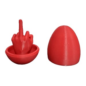 Phổ biến Hot mới lạ trang trí quà tặng Kid đồ chơi 3D in Easter <span class=keywords><strong>Egg</strong></span> prank ngón giữa trứng đồ chơi - Product Image 6