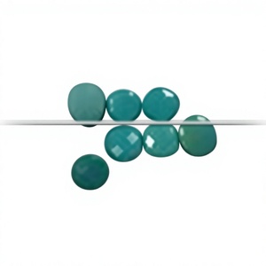 Beautiful High Quality Wholesale Price Blue Turquoise <b>Round</b> <b>Cushion</b> Shaped 10x10mm Cabochon Cut Loose Gemstone for Jewelry - Product Image 2